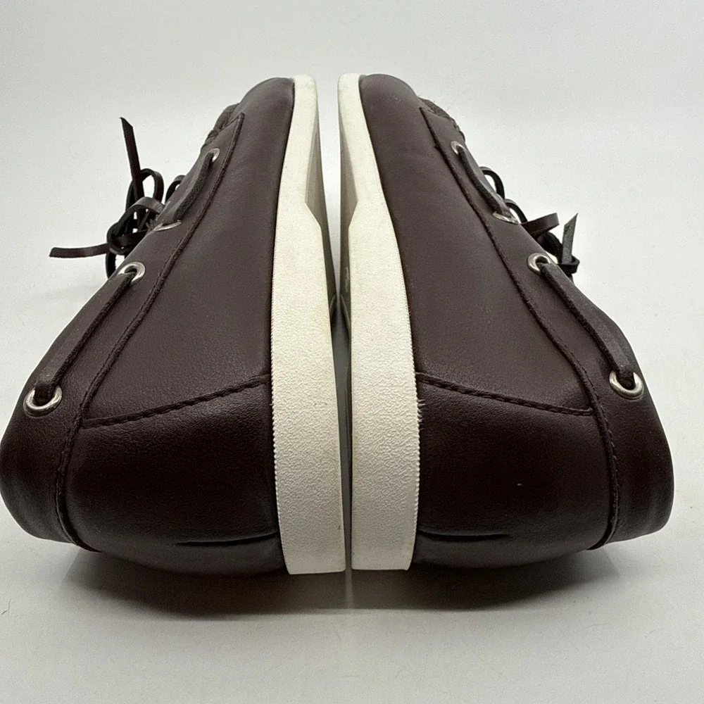 MENS OLD NAVY CHOCOLATE BROWN‎ BOAT SHOES SIZE 11 Loafers Slip On